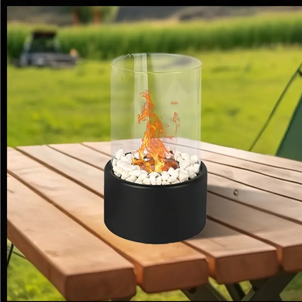 Tabletop Fireplace - Portable Alcohol Heating Stove for Indoor & Outdoor Decor
